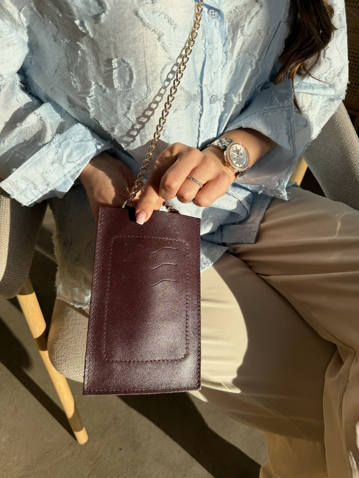 Chain wallet bag
