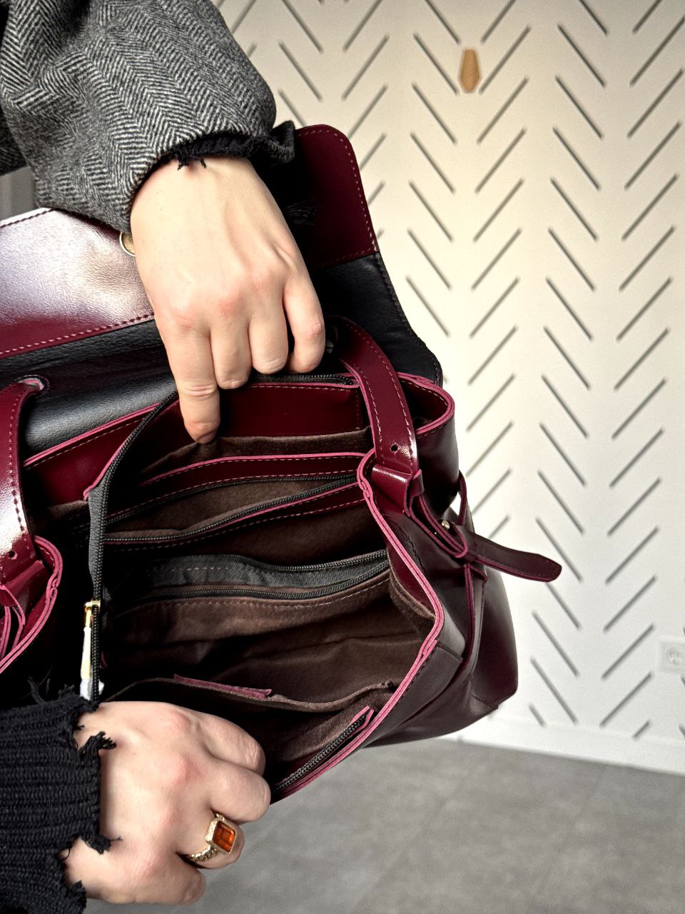 Top Handle Bag