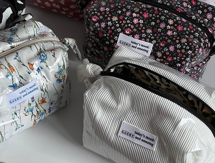 Fabric cosmetic bag Т