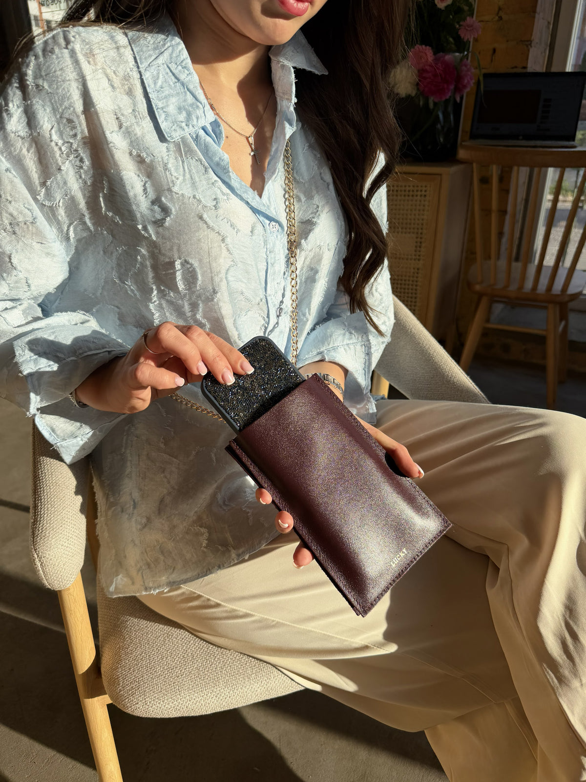 Chain wallet bag