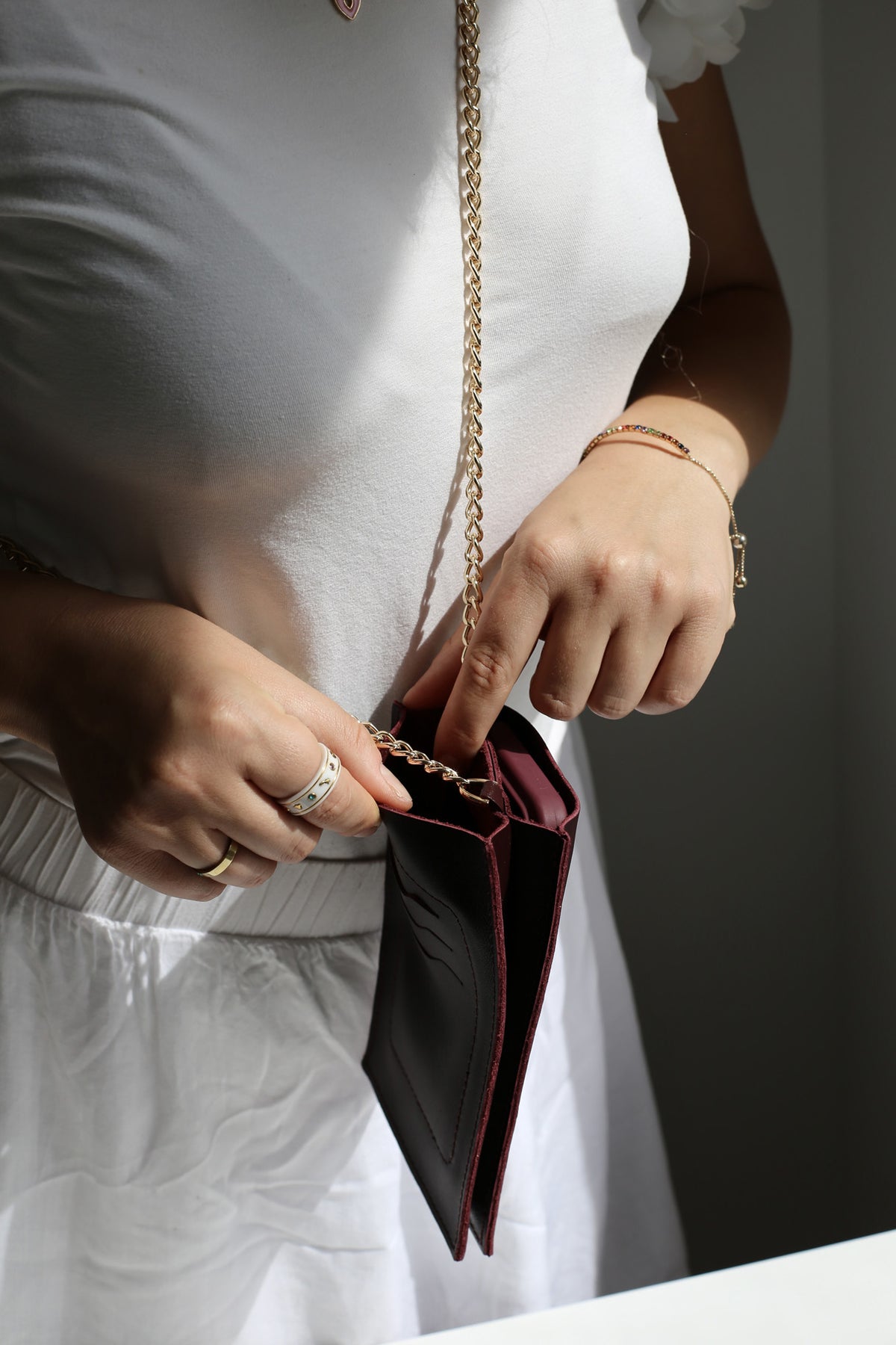 Chain wallet bag